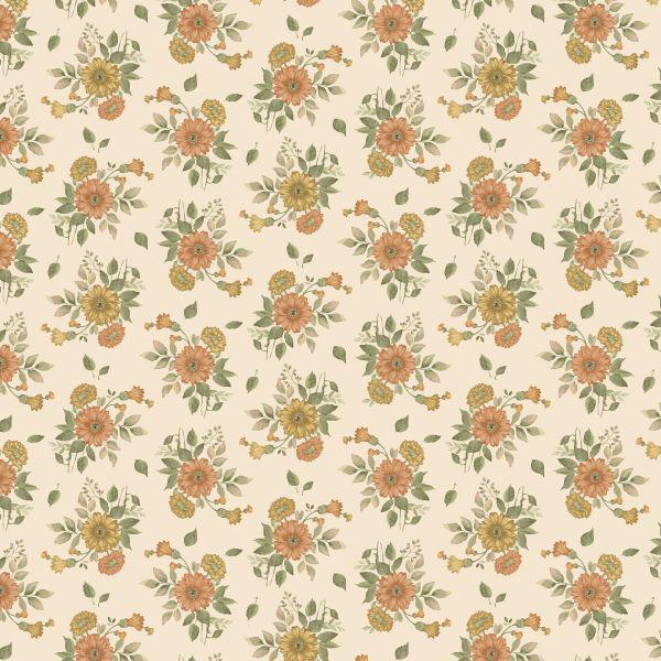 Marcus Fabrics Front Porch by Timeworn Toolbox Designs - Plants Cream - R540597 CREAM - Sewjersey.com