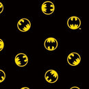 Camelot Fabrics Batman 80th Anniversary Logo - Black - 23200124 - Sewjersey.com