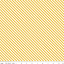 Riley Blake Designs Idyllic by Minki Kim - Mustard Idyllic Stripes - C9885 Mustard - Sewjersey.com