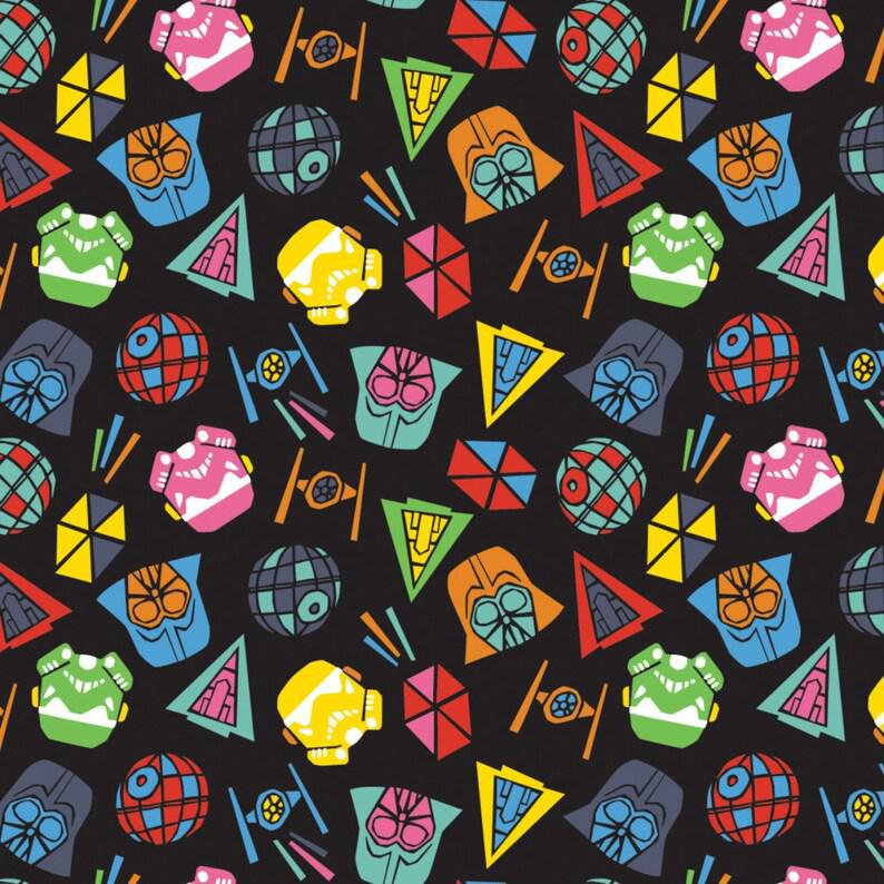 Camelot Fabrics - Star Wars Toss - Black - 70311101JAS