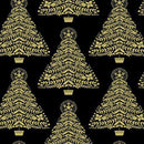 Kanvas Holiday Sparkle Festive Trees Black 1258M 12 - Sewjersey.com