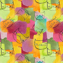 Free Spirit Here Kitty Kitty Are You Kitten Me Multi by Cori Dantini - PWCD056.XMULTI - Sewjersey.com