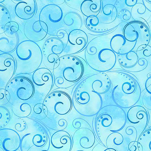 Swirling Splendor Blue