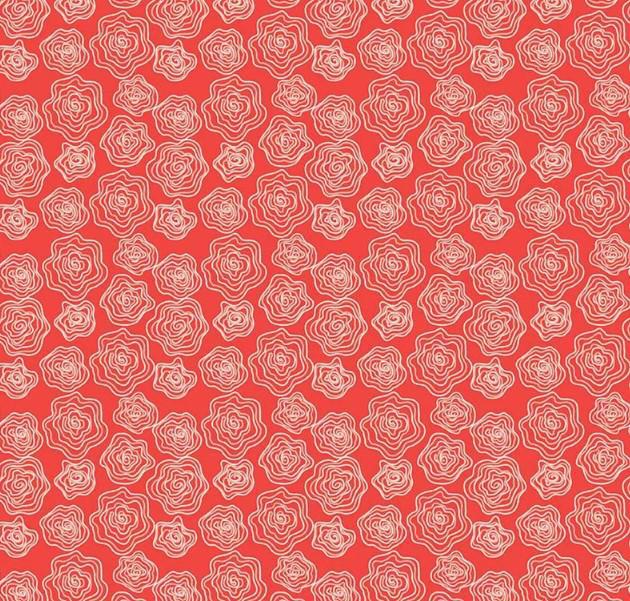 Riley Blake Designs From the Heart by Sandy Gervais - Red Roses - C10052-RED