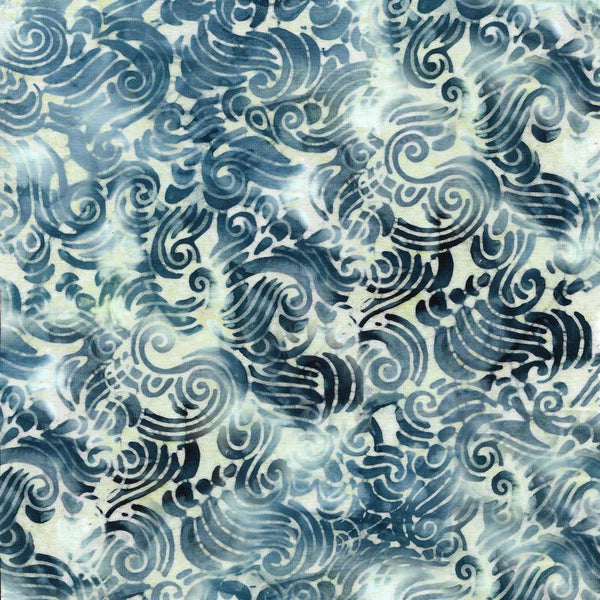 Island Batik Sorbet Swirls - Neutral Ghost