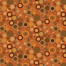Henry Glass Bubble Dot  Basics 9612-35 Orange