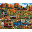 Camelot Fabrics Pumpkin Patch Keeper Panel Multi 14250201P-01 100% Cotton Fabric Panel 36" 44/45" wide