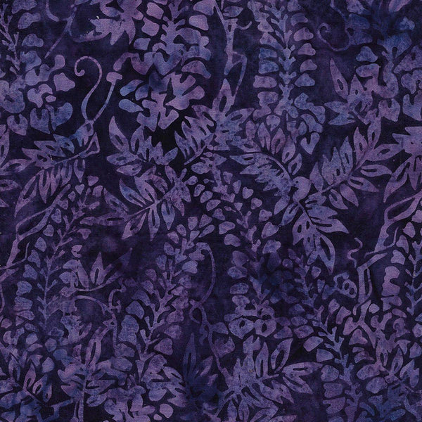 Wisteria-Purple Eggplant Island Batik