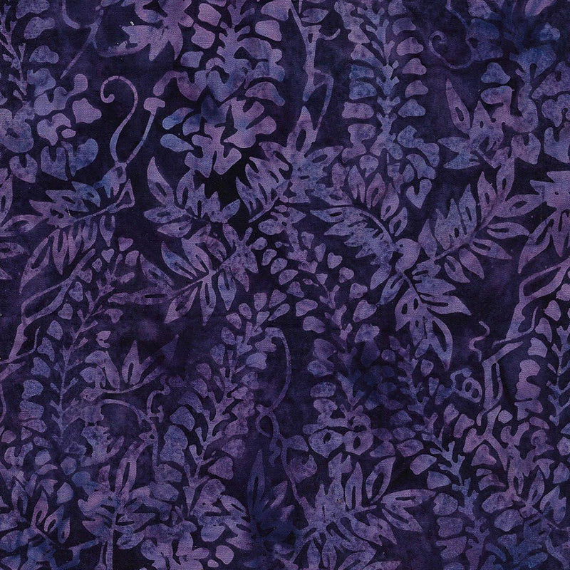 Wisteria-Purple Eggplant Island Batik