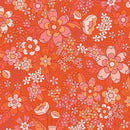 Art Gallery Fabrics Stay Groovy by AGF Studio - Scarlet - Rayon - R90704a - Sewjersey.com