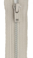 Coats and Clark All Purpose Metal Zipper in Ecru 7in - Sewjersey.com