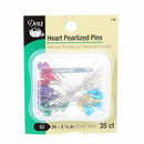 Heart Pearlized Pins