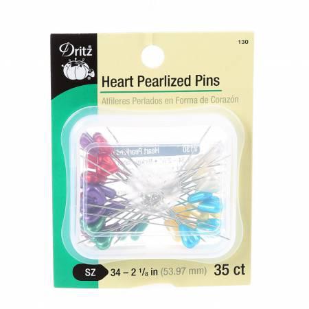 Heart Pearlized Pins