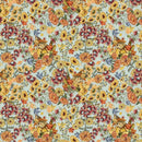 Camelot Fabrics Pumpkin Patch Keeper Cozy Countryside Light Aqua 49250101-02 100% Cotton Fabric 44/45" wide