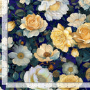 Timeless Treasures Lumiere Midnight Floral FLEUR-CD4352 NAVY