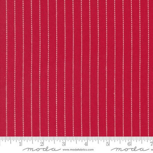 Moda Panache Wovens - Red White Stripes 12218 18 - Sewjersey.com