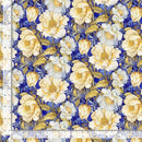 Timeless Treasures Lumiere Night Floral Field FLEUR-CD4354 BLUE