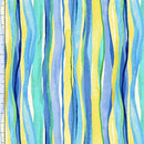 Poppy Serenade Fabric by Timeless Treasures  WATERCOLOR STRIPE STRIPE-CD4171  MULT
