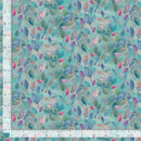 Timeless Treasures Wild Beauty Leaves Blue PLUME-CD3967 BLUE 44/45" wide 100% Cotton Fabric Digital Print - Sewjersey.com