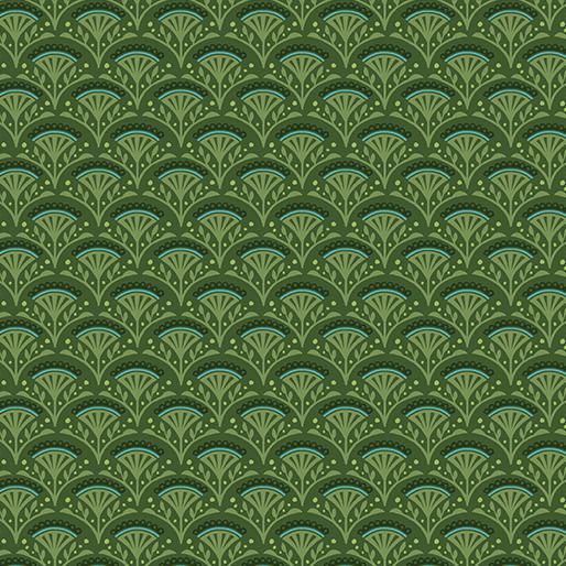Benartex Wander Lane by Nancy Halverson - Blossom Scallop Forest - 13602 48