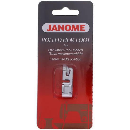 Rolled Hem Foot, Low Shank (5mm), Janome #200128001