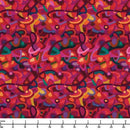 Blank Reflections Abstract Circles Red - B-2089-88 - Sewjersey.com