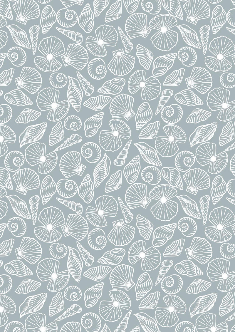 Lewis and Irene Ocean Pearls - Pearl shells on morning mist with pearl - A828.2 - Sewjersey.com