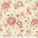 Marcus Fabrics Love Letters Large Floral Cream R521845D CREAM 100% Cotton Fabric 44/45" wide - Sewjersey.com