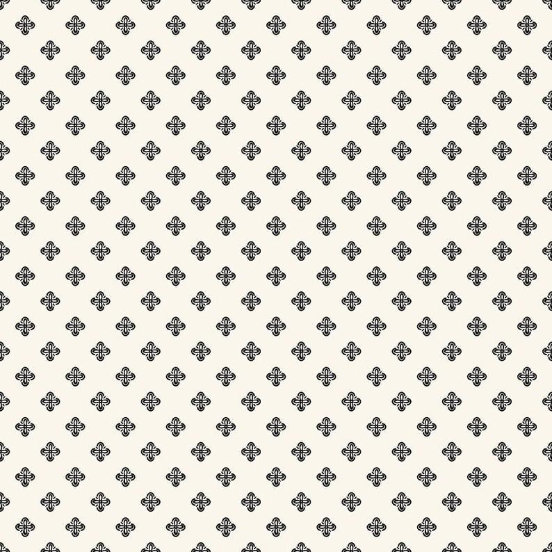 Riley Blake Designs Fleur Noire by My Mind's Eye - C12523 CREAM - Sewjersey.com