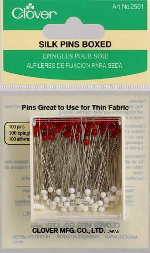 Dritz Silk Pins 100 Count