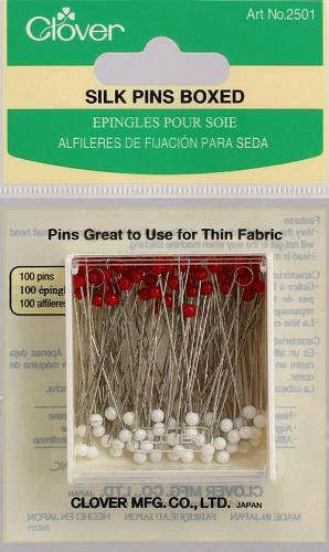 Dritz Silk Pins 100 Count