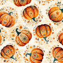 QT Fabrics Cedar & Sage Tossed Pumpkins 31985-E
