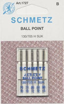 Schmetz Jersey/Ball Point Assortment 70/10, 80/12, 90/14 5 Pack - Sewjersey.com
