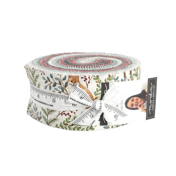 Woodland Winter Jelly Roll by Deb Strain for Moda 56090JR - Sewjersey.com