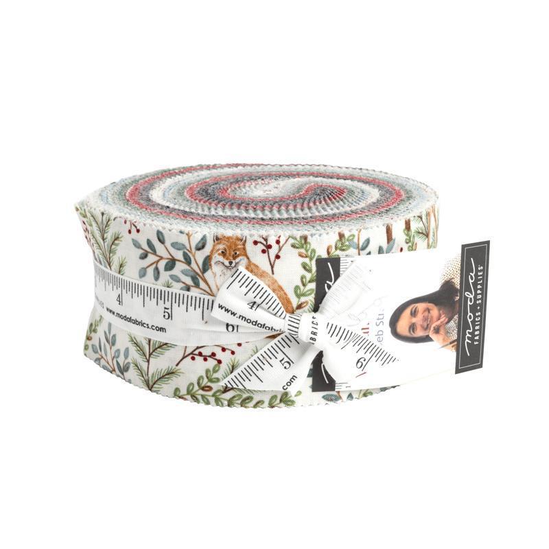 Woodland Winter Jelly Roll by Deb Strain for Moda 56090JR - Sewjersey.com