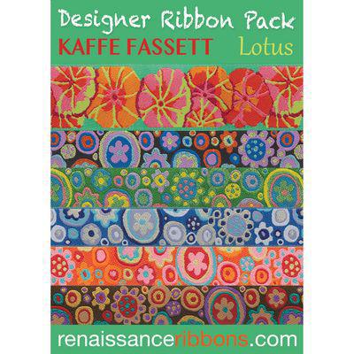 Kaffe Fassett Designer Ribbon Pack Lotus