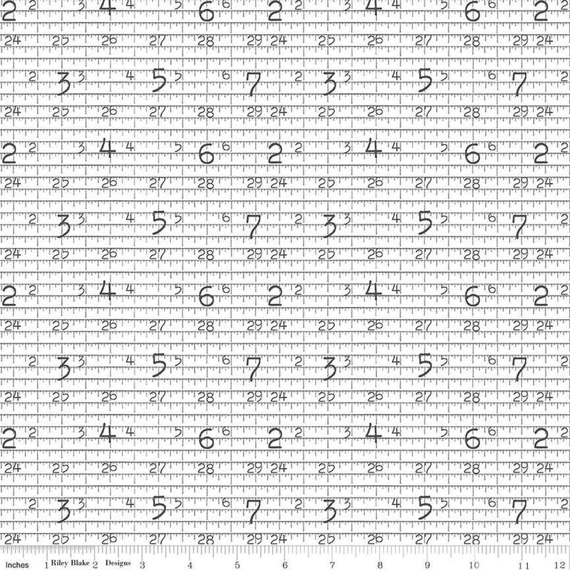 Riley Blake Hush Hush - Measure Twice - C11172-MEASURE