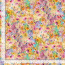 Timeless Treasures Wild Beauty Morning Floral Bright PLUME-CD3963 BRIGHT 43/44" wide 100% Cotton Fabric Digital Print - Sewjersey.com