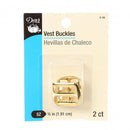 Dritz Vest Buckles Gold 2-35 - Sewjersey.com