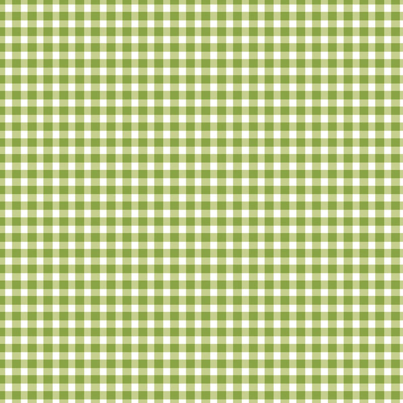 Maywood Studios Beautiful Basics Classic Check Green Apple MAS610-GG3