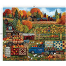 Camelot Fabrics Pumpkin Patch Keeper Panel Multi 14250201P-01 100% Cotton Fabric Panel 36" 44/45" wide