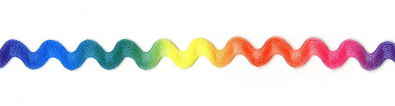 Wrights Jumbo Rick Rack Rainbow 2-1/2 Yards - Sewjersey.com