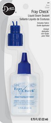Fray Check Liquid Seam Sealant with Applicator Cap Dritz 399 - Sewjersey.com