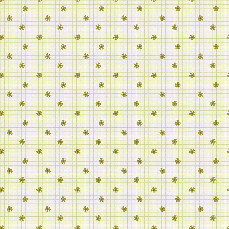 Dear Stella Flower Grid Khaki STELLA-DPJ2894 KHAKI - Sewjersey.com