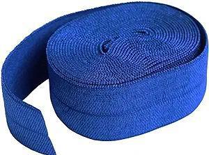 By Annie 3/4" X 2Yd Fold-Over Elastic, Blastoff Blue