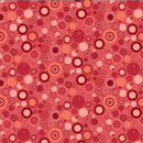 Henry Glass Bubble Dot  Basics 9612-22 Rose