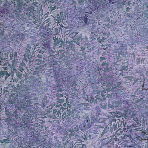 Wisteria-Purple Foxglove Island Batik