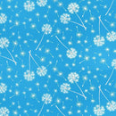 Blank Quilting - Let your Light Shine - Dandelions on Blue - Glow in the Dark Fabric - 1371G-11 - Sewjersey.com