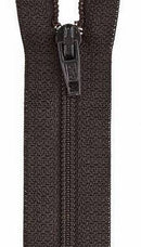 Coats and Clark All Purpose Polyester Zipper Cloister Brown F72/18/56B - Sewjersey.com