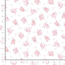 Timeless Treasures Fabric Tiny Dancer BALLET SHOES KIDZ-CD4481  WHITE